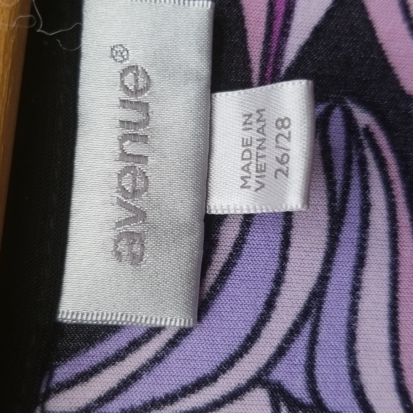 SEXY WILD MOD PRINT Avenue Size 26/28 SOFT STRETCHY TUNIC - Picture 6 of 9